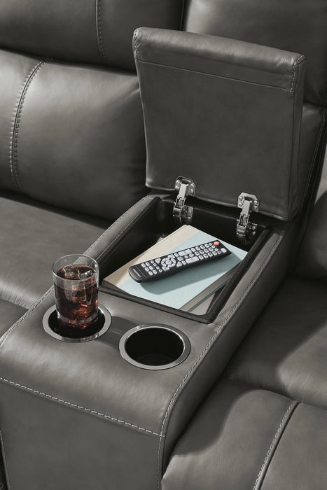 Bleckley Power Reclining Loveseat with Console