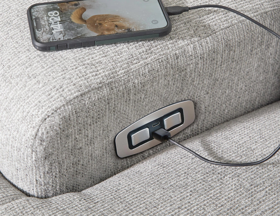 Acklen Place Power Reclining Sectional with Storage Console