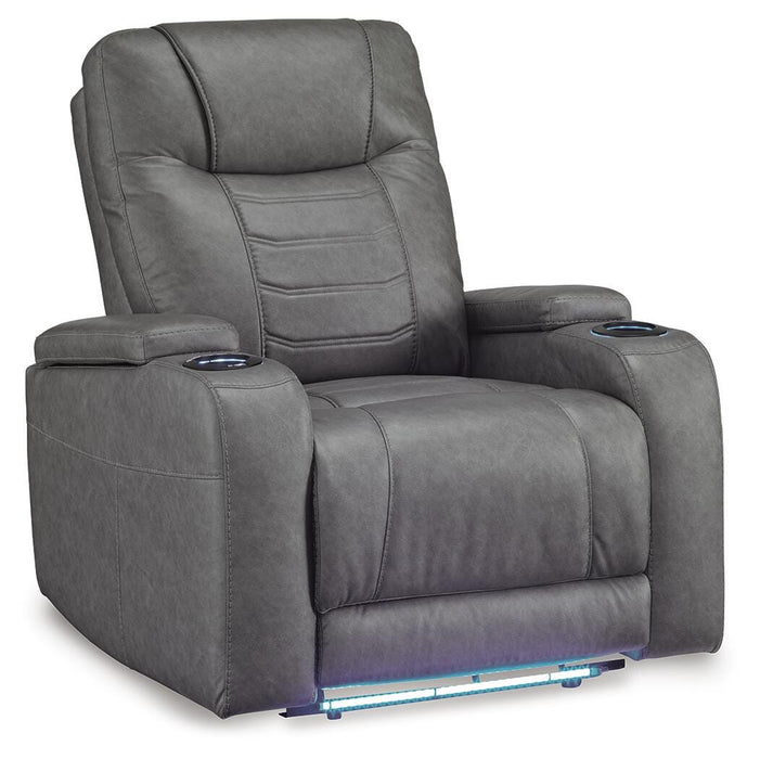 Schooner Rocks Power Recliner - Furniture Gallery