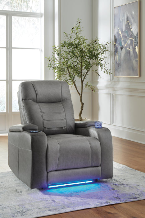 Schooner Rocks Power Recliner - Furniture Gallery