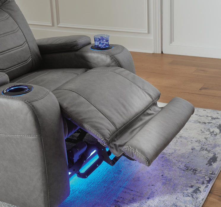 Schooner Rocks Power Recliner - Furniture Gallery