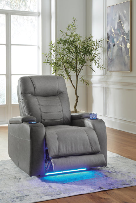 Schooner Rocks Power Recliner - Furniture Gallery