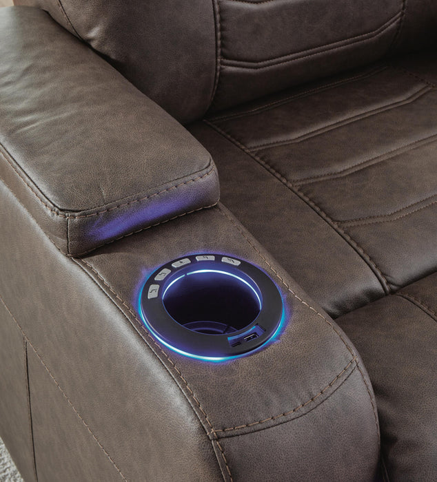 Schooner Rocks Power Recliner - Furniture Gallery