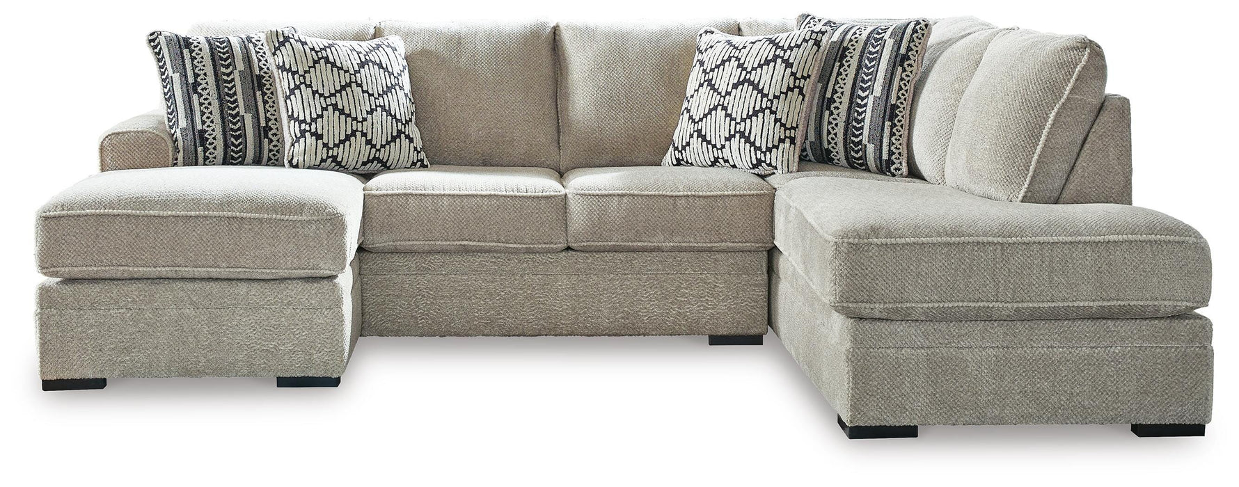 Calnita Sectional with Chaise - Furniture Gallery