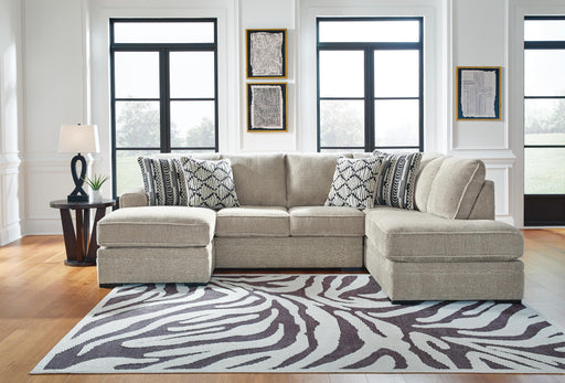 Calnita Sectional with Chaise - Furniture Gallery