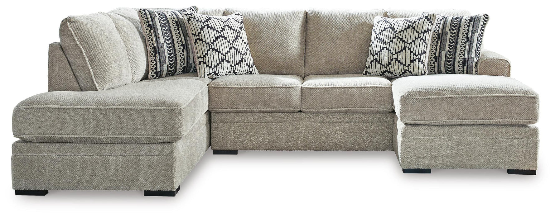 Calnita Sectional with Chaise - Furniture Gallery