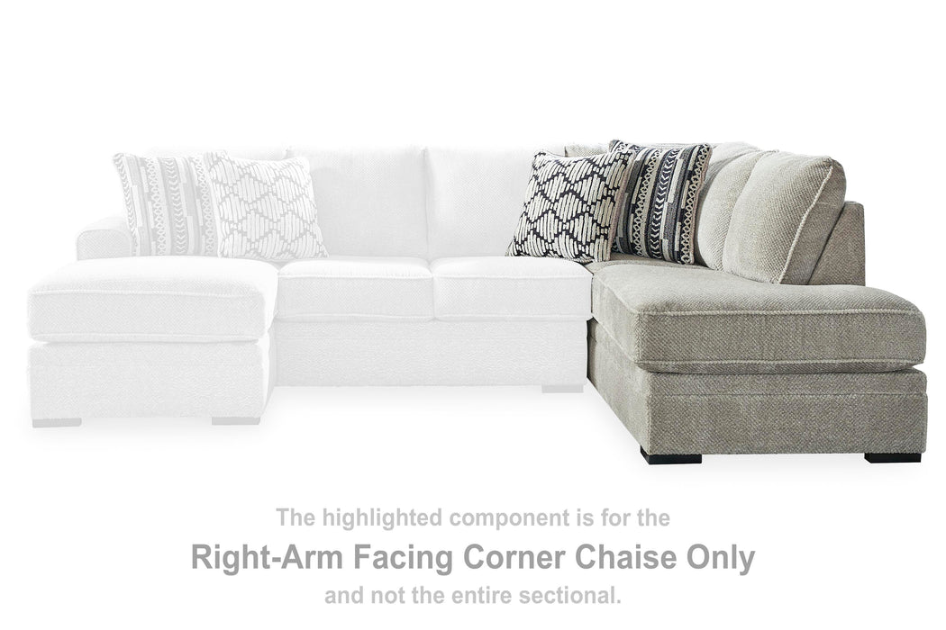 Calnita Sectional with Chaise - Furniture Gallery