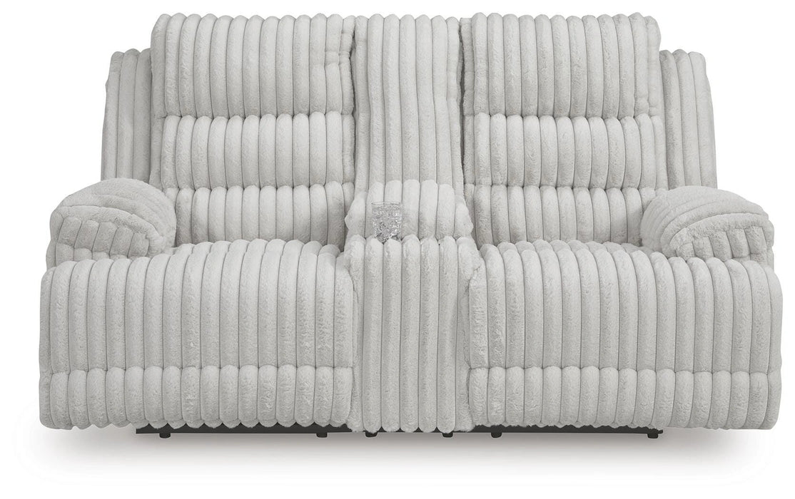 Rhines Falls Power Reclining Loveseat with Console