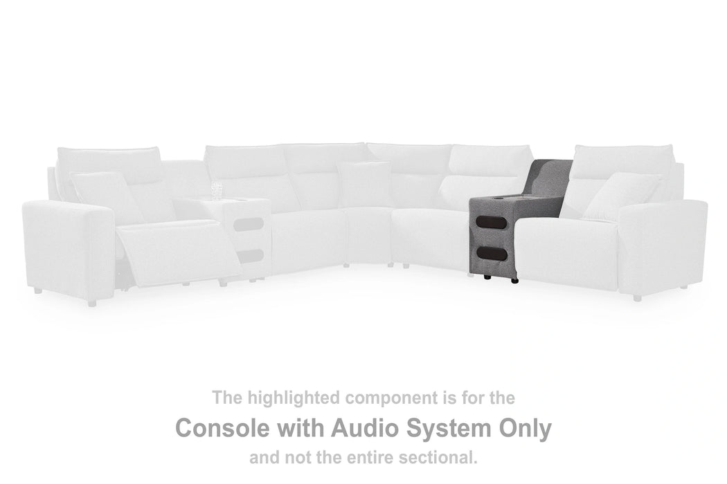 Modmax II Reclining Sectional with Audio Consoles