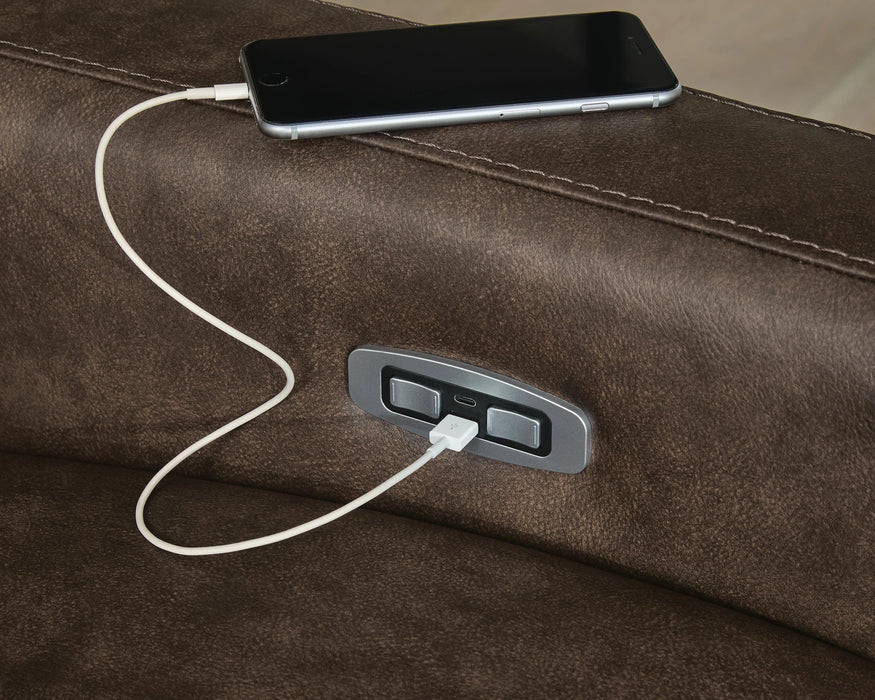 ModZ Power Reclining Sectional with Audio Consoles