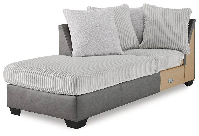 Clairette Court Sectional with Chaise