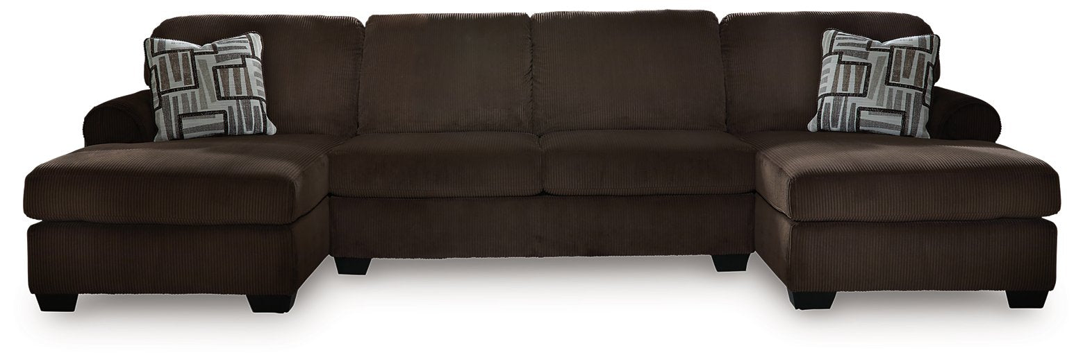 Kimlee Sectional with Double Chaise - Furniture Gallery
