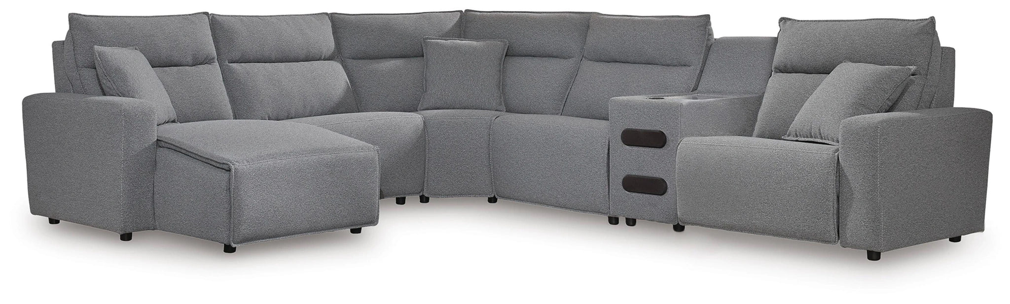 Modmax II Reclining Sectional with Chaise and Audio Console