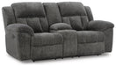 Frohn Reclining Loveseat with Console - Furniture Gallery