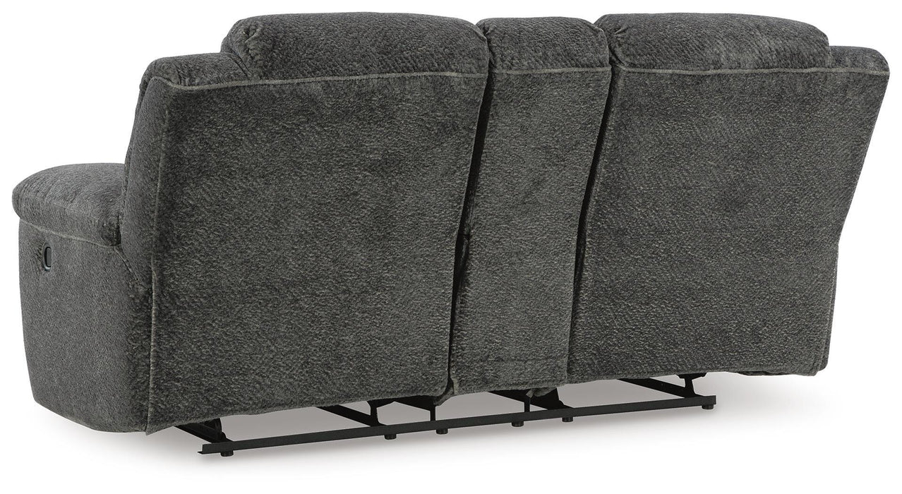 Frohn Reclining Loveseat with Console - Furniture Gallery