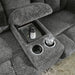 Frohn Reclining Loveseat with Console - Furniture Gallery