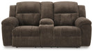 Frohn Reclining Loveseat with Console - Furniture Gallery