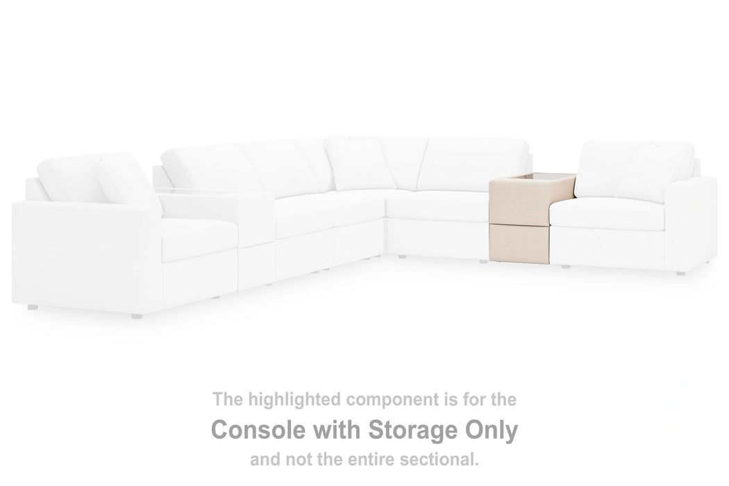 Modmax Balanced Sectional with Audio and Storage Consoles