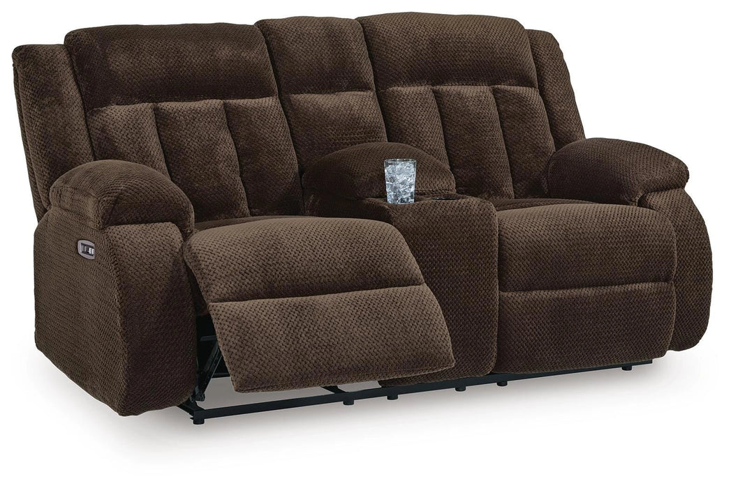 Observation Power Reclining Loveseat with Console