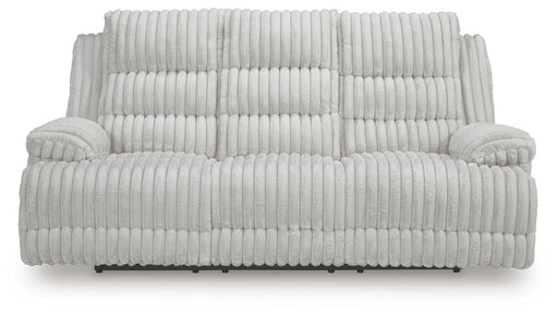 Rhines Falls Power Reclining Sofa with Drop Down Table - Furniture Gallery