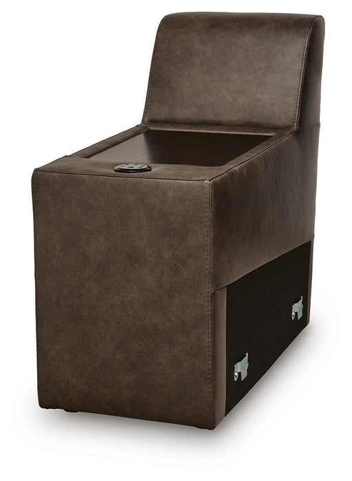 ModZ Power Reclining Sectional Loveseat with Audio Console