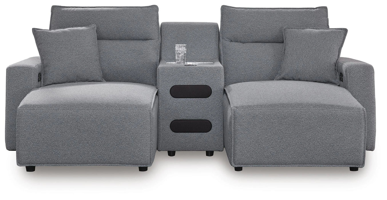 Modmax II Power Reclining Sectional with Chaise and Audio Console