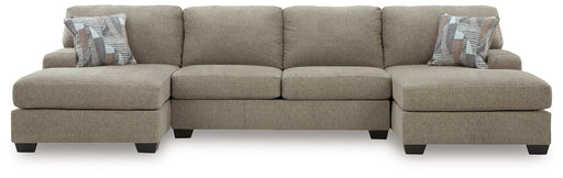 Newellen Sectional with Double Chaise - Furniture Gallery