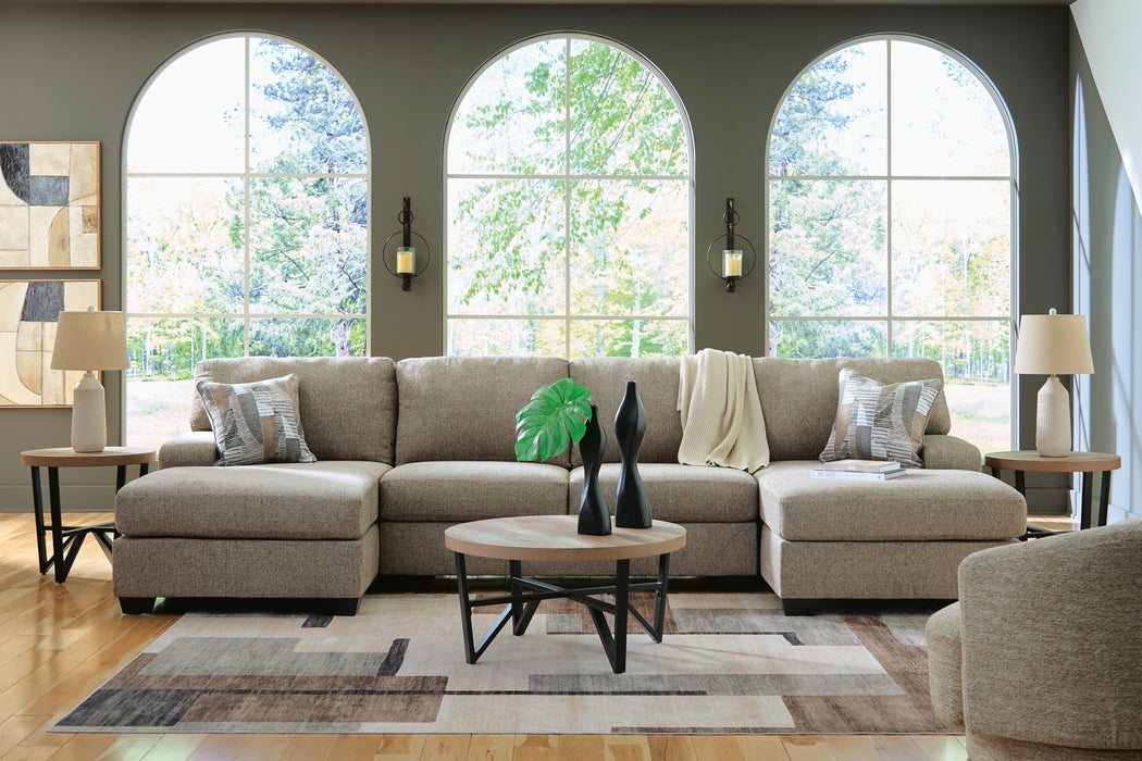 Newellen Sectional with Chaise - Furniture Gallery
