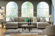Newellen Sectional with Chaise - Furniture Gallery