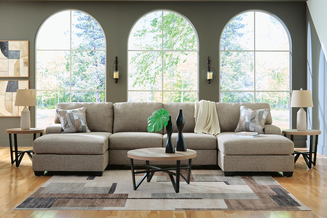 Newellen Sectional with Chaise - Furniture Gallery