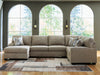 Newellen Sleeper Sectional with Chaise - Furniture Gallery