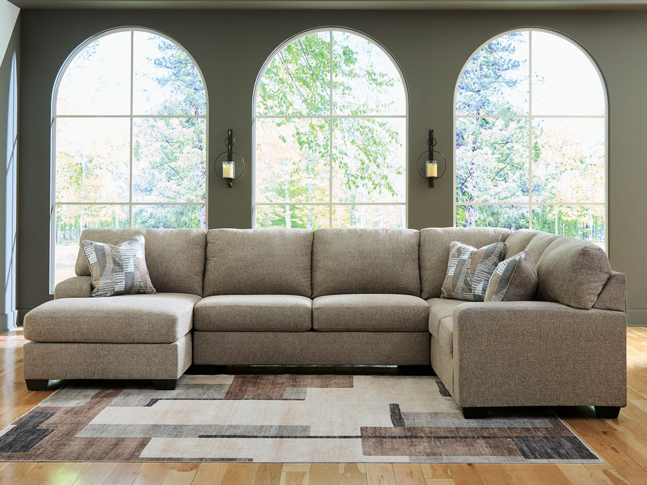 Newellen Sleeper Sectional with Chaise - Furniture Gallery