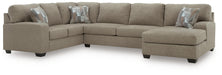 Newellen Sectional with Chaise - Furniture Gallery