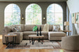 Newellen Sectional with Chaise - Furniture Gallery