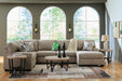 Newellen Sectional with Chaise - Furniture Gallery