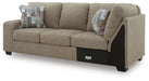 Newellen Sectional with Chaise - Furniture Gallery