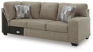Newellen Sectional with Chaise - Furniture Gallery