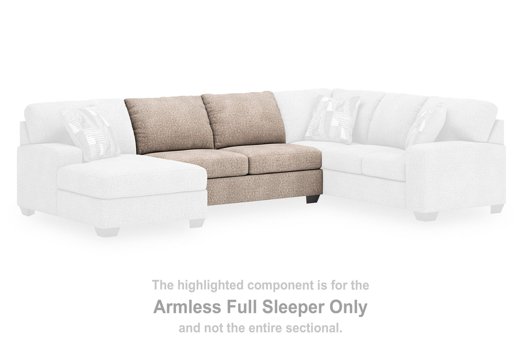 Newellen Sleeper Sectional with Chaise - Furniture Gallery