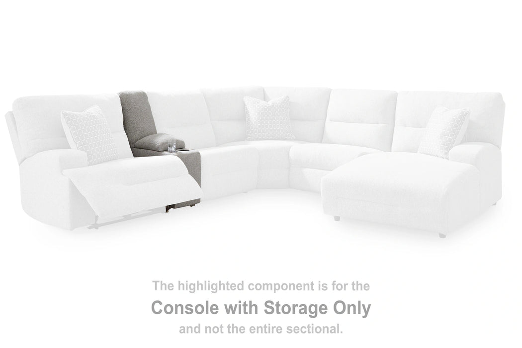 Acklen Place Power Reclining Sectional with Storage Console