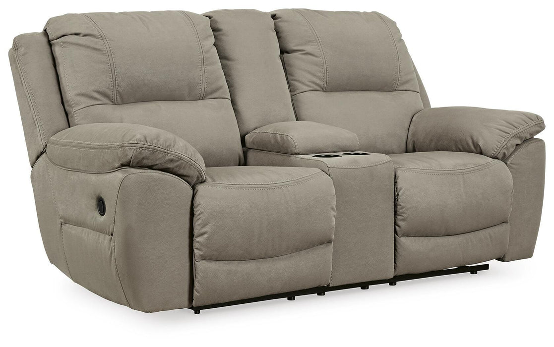 Next-Gen Gaucho Reclining Loveseat with Console - Furniture Gallery