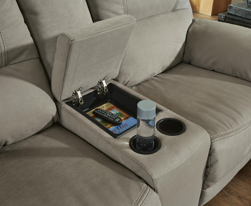 Next-Gen Gaucho Reclining Loveseat with Console - Furniture Gallery