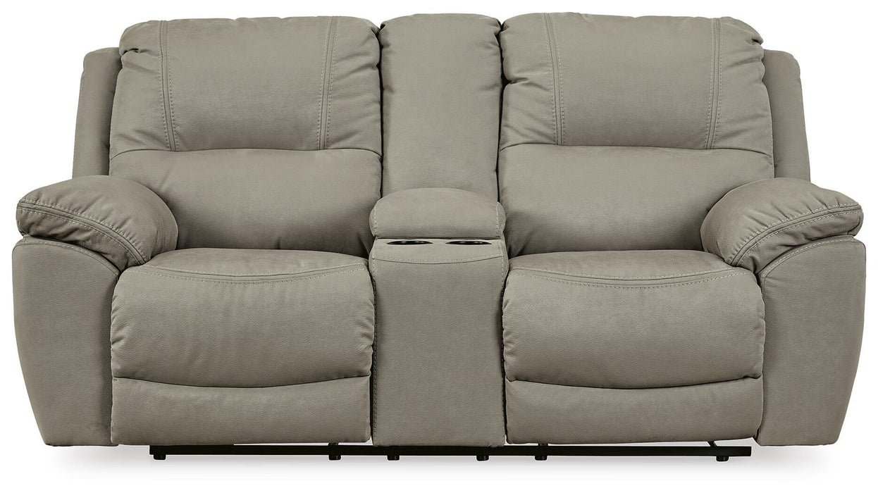Next-Gen Gaucho Reclining Loveseat with Console - Furniture Gallery
