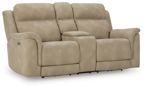 Next-Gen DuraPella Power Reclining Loveseat with Console - Furniture Gallery