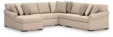 LadyMae Sectional with Chaise - Furniture Gallery