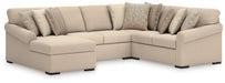 LadyMae Sectional with Chaise - Furniture Gallery