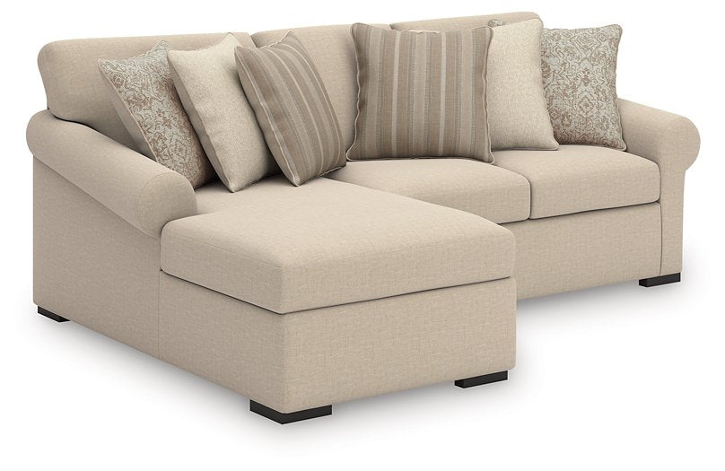 LadyMae Sectional with Chaise - Furniture Gallery