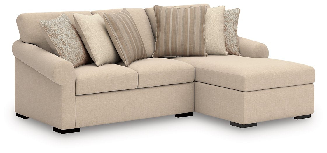 LadyMae Sectional with Chaise - Furniture Gallery
