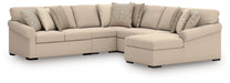 LadyMae Sectional with Chaise - Furniture Gallery