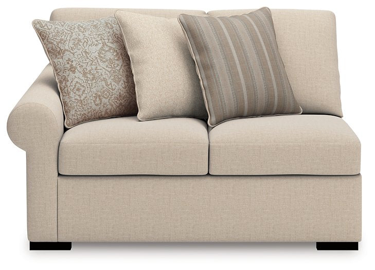 LadyMae Sectional with Chaise - Furniture Gallery