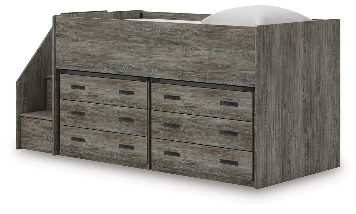 Frandern Loft Bed with Drawer Storage